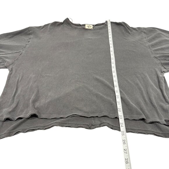 Free People Ready for This Tee Gray Oversized Size M NWOT - Picture 8 of 8